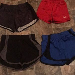 Spandex and running shorts